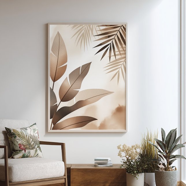 Tropical Zen – Minimalist Poster –Neutral Wall Art (Creator Uploaded)