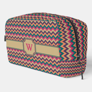 Tropical Zigzag Dopp Kit