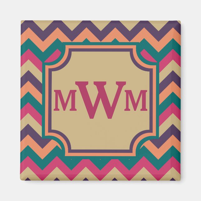 Tropical Zigzag Magnet (Front)