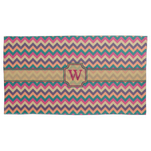 Tropical Zigzag Pillow Case