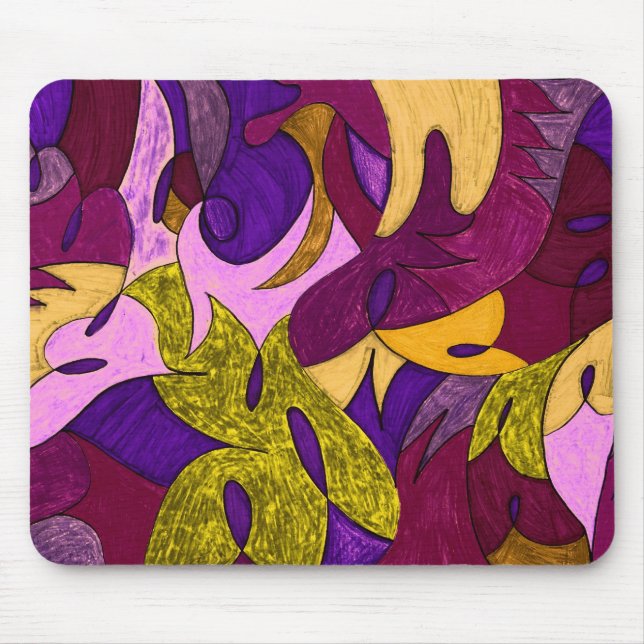 Tropicali Peach Channel Mouse Pad (Front)