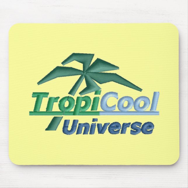 TropiCoolUniverse mousepad (yellow) (Front)
