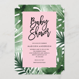 Tropics Baby Shower Invitation