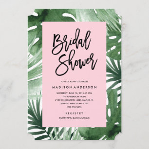Tropics Bridal Shower Invitation
