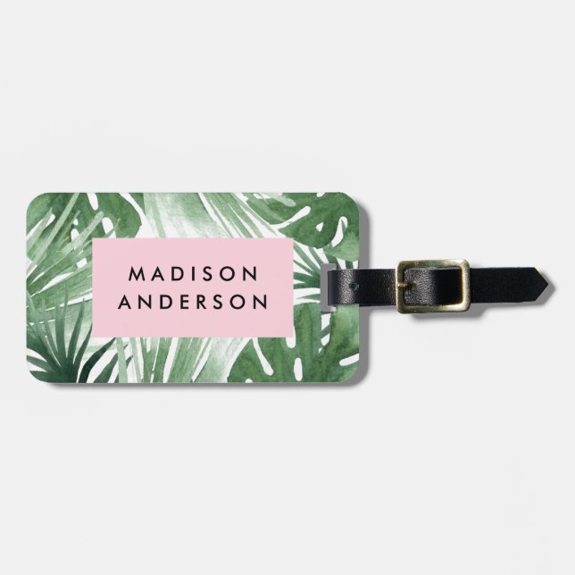 Tropics Luggage Tag (Front Horizontal)