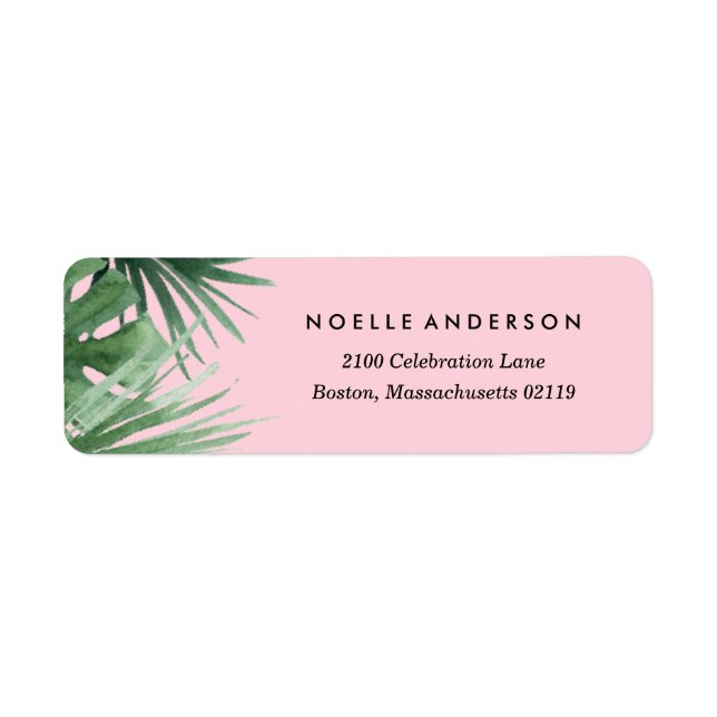 Tropics Return Address Label (Front)