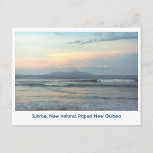 Tropics, Sunrise, Papua New Guinea Postcard