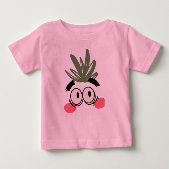 TropiFace” The Spiky Smile Baby T-Shirt (Front)