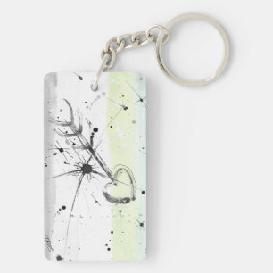 TROS Aromantic (Aro) pride keychain
