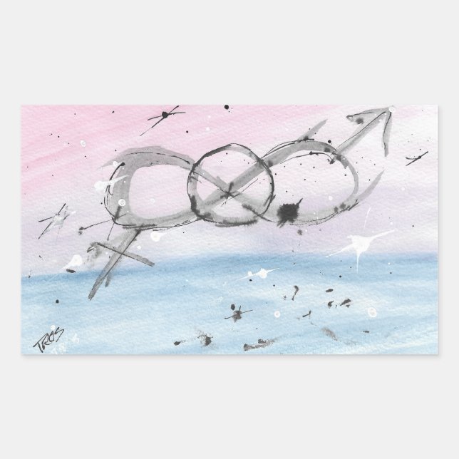 TROS Bisexual Pride stickers (Front)