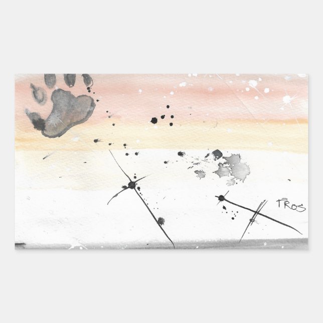 TROS Gay Bear Pride Flag stickers (Front)