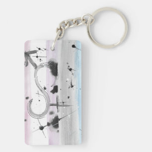 TROS Genderfluid pride keychain