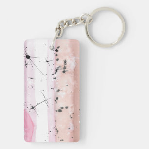 TROS Lipstick lesbian pride flag keychain