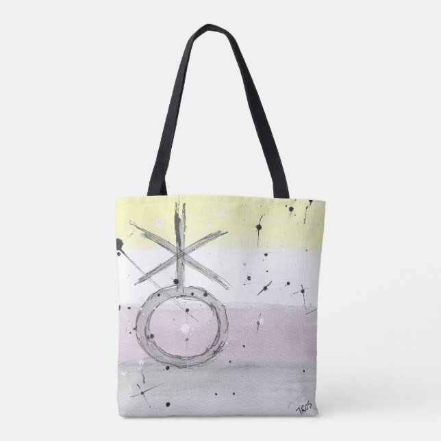 TROS Nonbinary Pride Tote Bag (Back)
