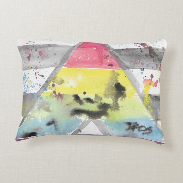 TROS Straight Allies pride accent pillow (Back)