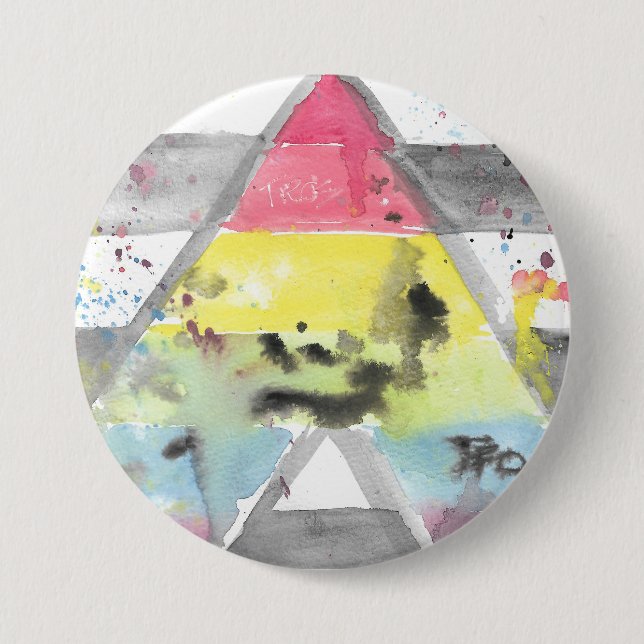 TROS Straight Allies Pride Button (Choose size) (Front)