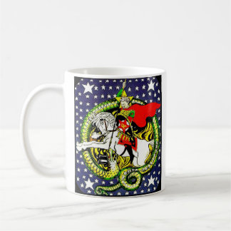 Trotsky slaying the reactionary dragon mug