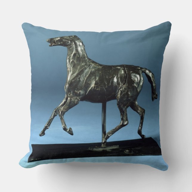 Trotting Horse (bronze) Cushion (Front)