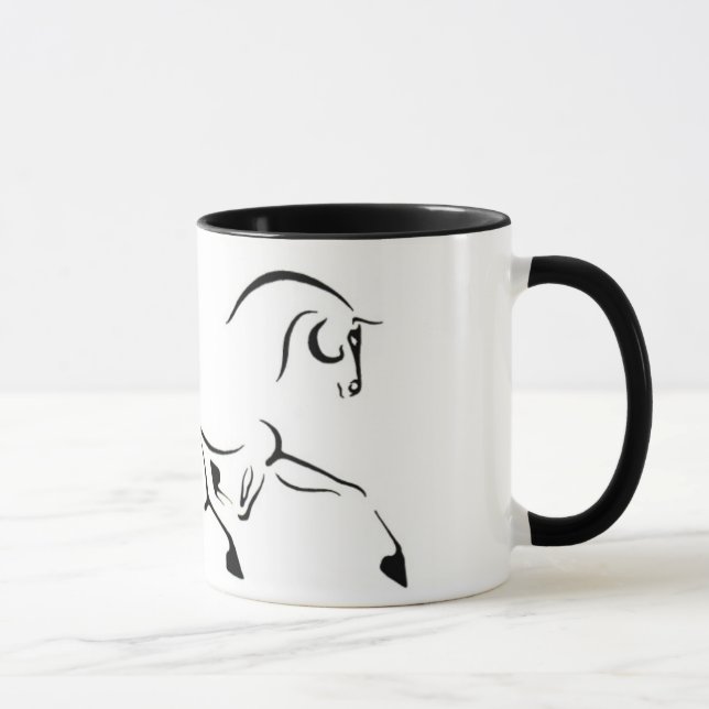 Trotting Horse Mug (Right)