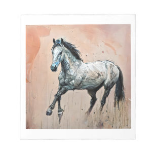 trotting horse  notepad