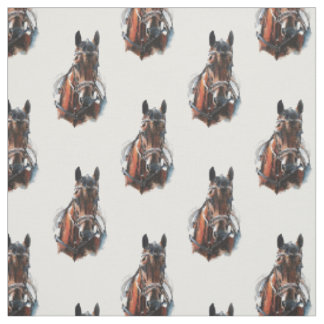 trotting horse painting. Customise me. Fabric