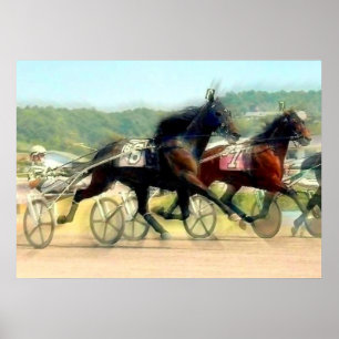 Trotting Power Poster