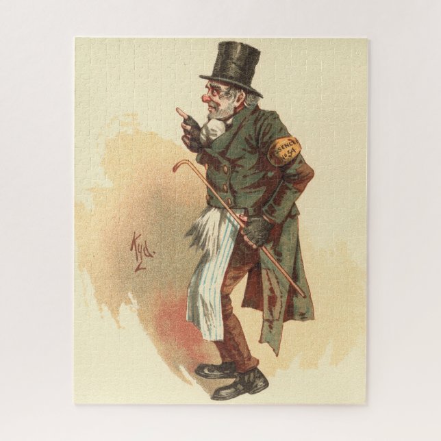 Trotty Veck by Kyd - Charles Dickens' The Chimes Jigsaw Puzzle (Vertical)