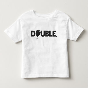 Trouble Double Funny Dad Son Daughter Matching Toddler T-Shirt