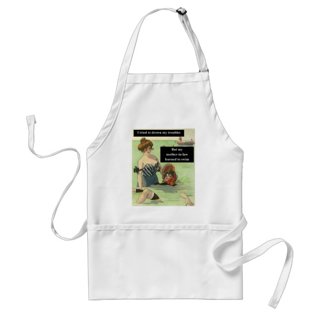 Trouble with Mother-In-Law Standard Apron (Front)