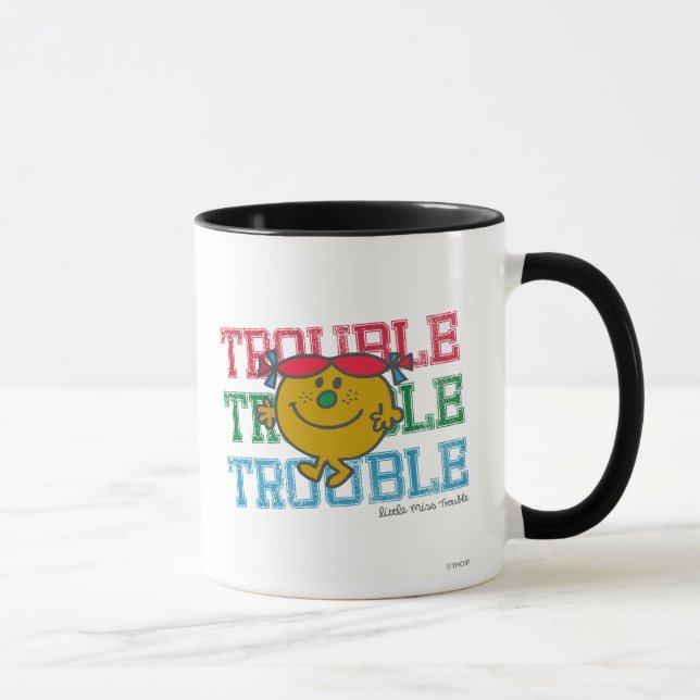 Trouble x3 mug (Right)