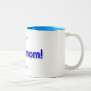 troublemom! Two-Tone coffee mug