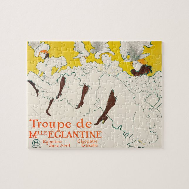 Troupe de Mademoiselle Eglantine, Toulouse Lautrec Jigsaw Puzzle (Horizontal)