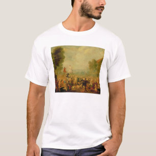 Troupe of Actors Performing on a Tightrope T-Shirt