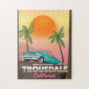 Trousdale Beverly hills California Jigsaw Puzzle