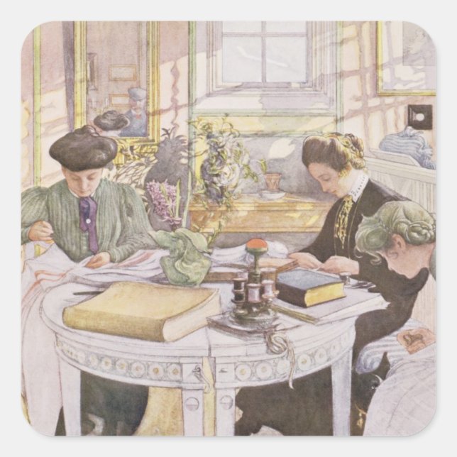 Trousseau, pub. in 'Lasst Licht Hinin'(`Let in Mor Square Sticker (Front)