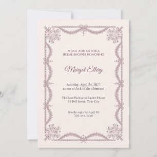 Trousseau Swag Bridal Shower Invitation