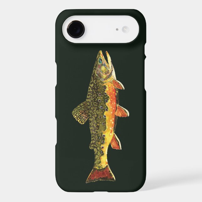 Trout Angler's Case-Mate iPhone Case (Back)
