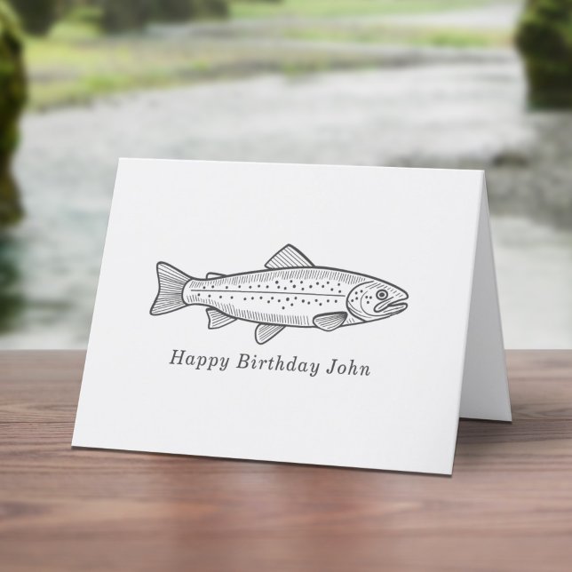Trout Birthday Card (Trout Birthday Card)