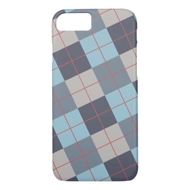 Trout Blue Grey Cotton Seed Orange Red Pattern Case-Mate iPhone Case (Back)