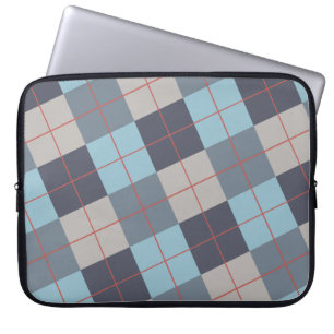 Trout Blue Grey Cotton Seed Orange Red Pattern Laptop Sleeve