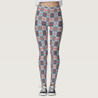 Trout Blue Grey Cotton Seed Orange Red Pattern