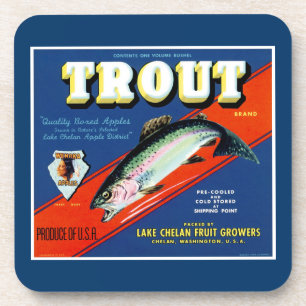 Trout Brand Coaster