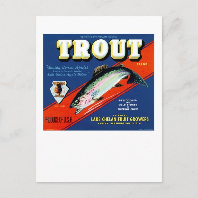 Trout Brand Postcard (Front)