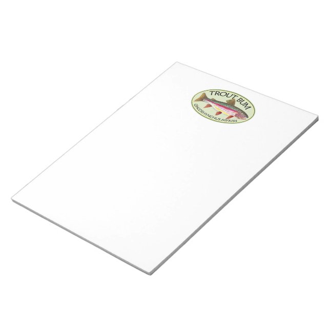 Trout Bum Fishing Notepad (Angled)