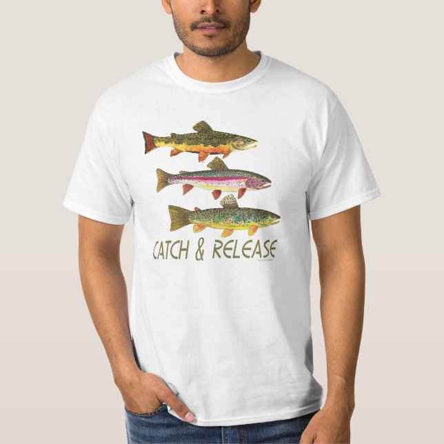 Trout Catch and Release T-Shirt (Front)