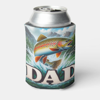 Trout Dad Can Cooler