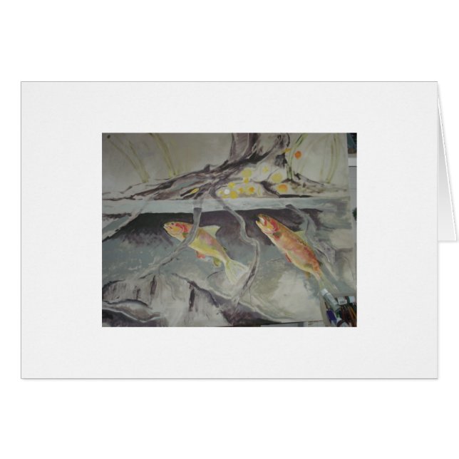 trout feeding (Front Horizontal)