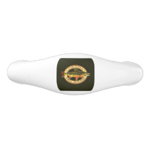 Trout Fisherman's Ceramic Drawer Pull