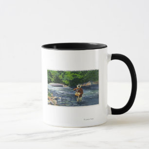 Trout Fishing at Catherine's Creek Mug