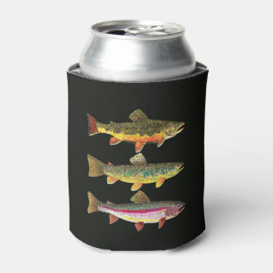 Trout Fishing Can Cooler